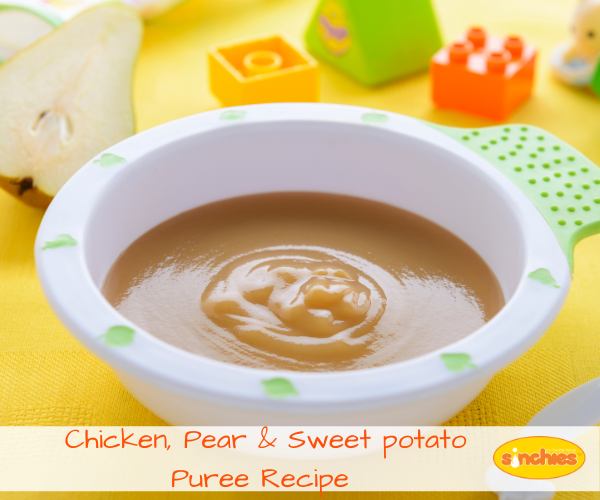 Chicken, Pear and Sweet Potato Puree Recipe