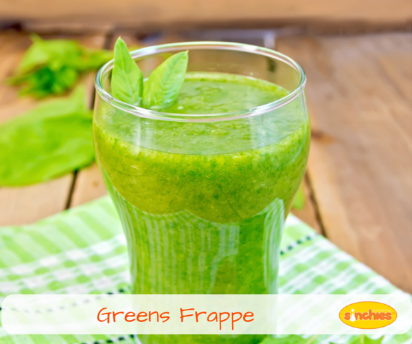 Greens Frappe sinchies reusable pouch recipe