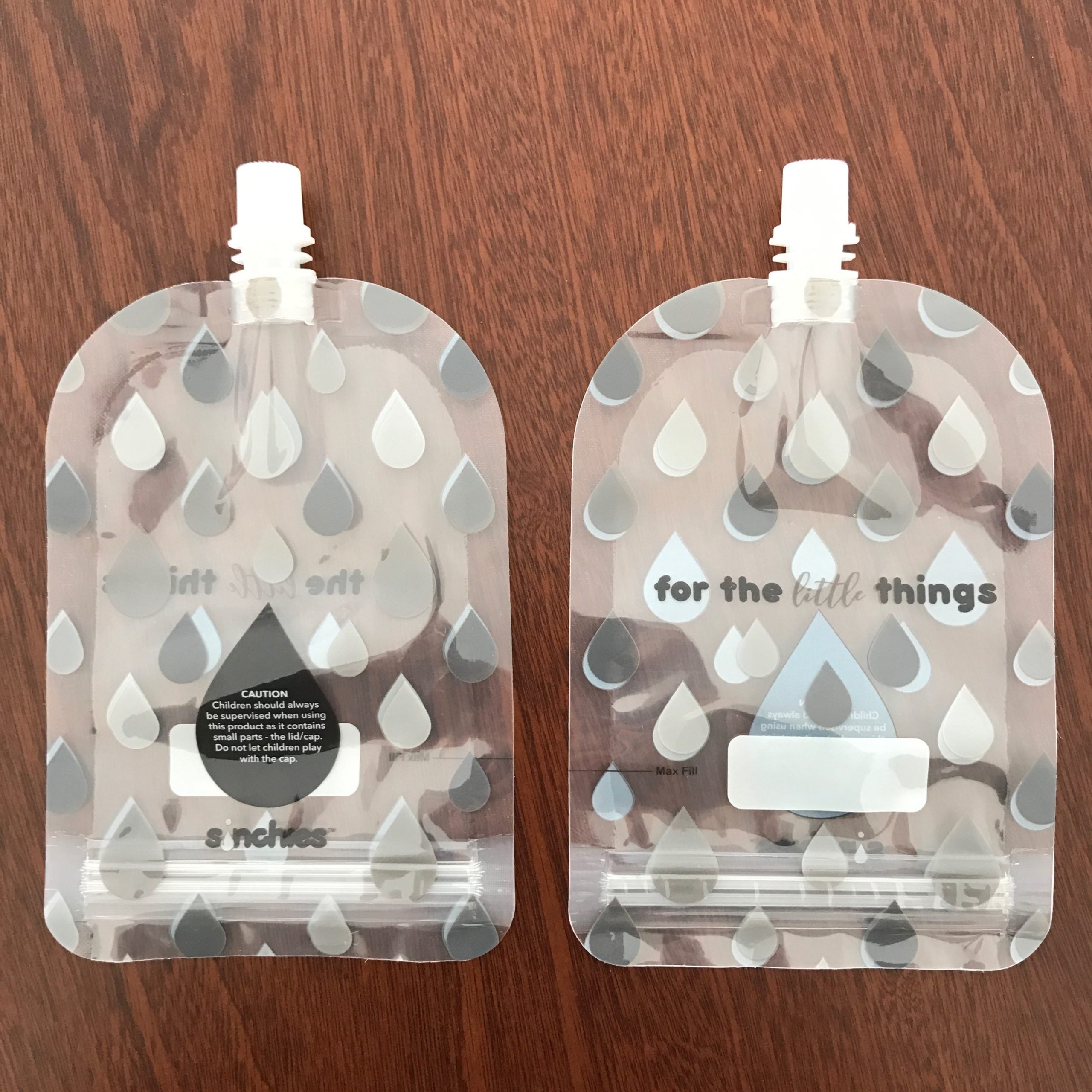 150ml top spout sinchies reusable pouches
