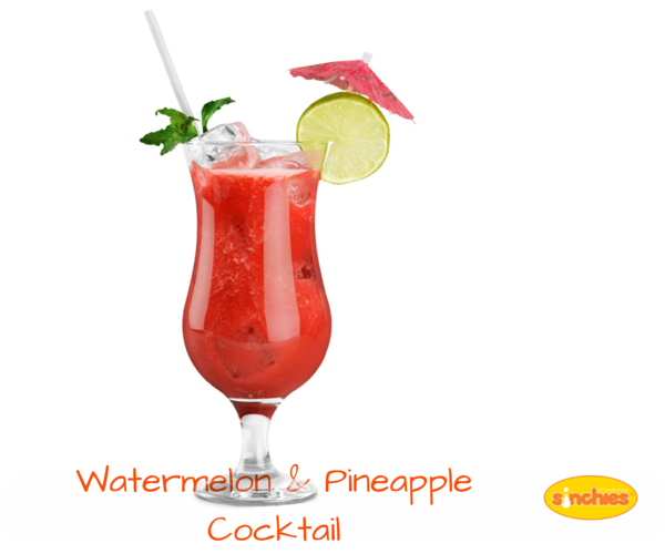 Watermelon and Pineapple Cocktail 1 litre Sinchies