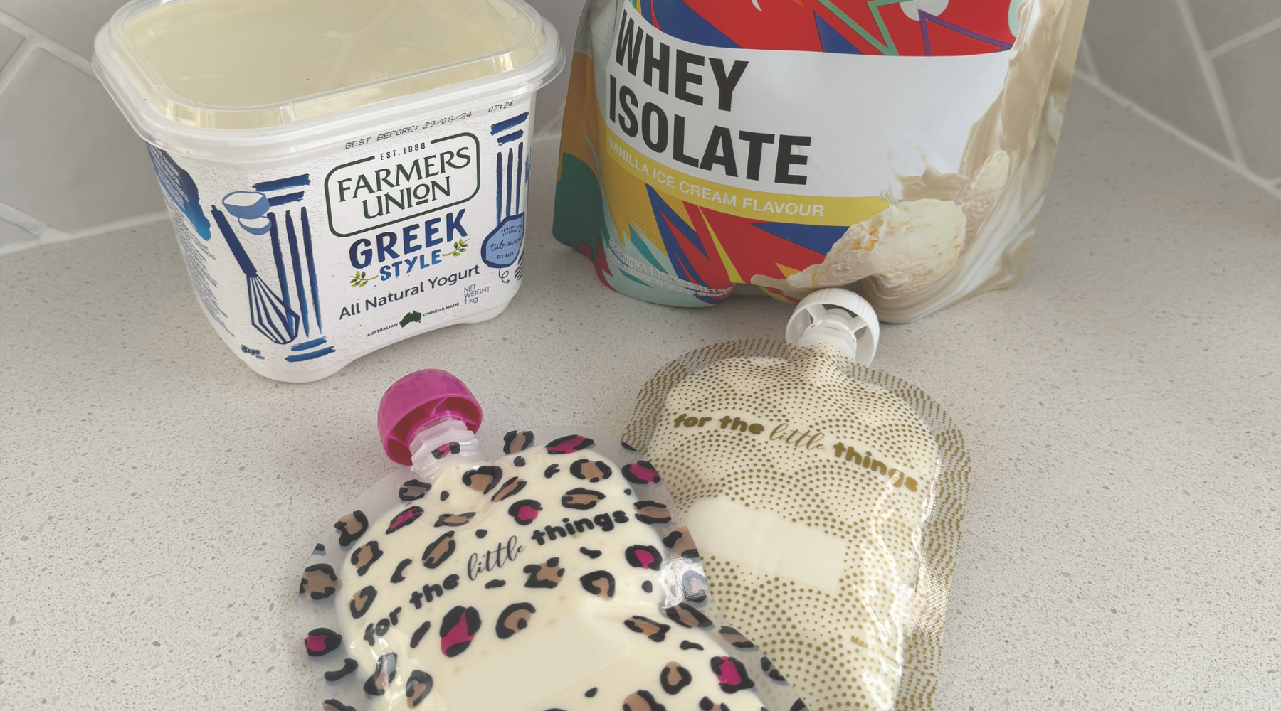 Homemade protein yoghurt