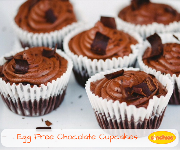 eggless dairy free chocolate cupcakes