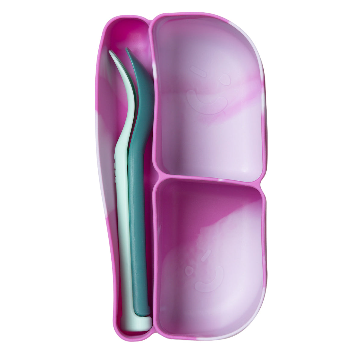 b.box silicone bento tray - mini - cosmic
