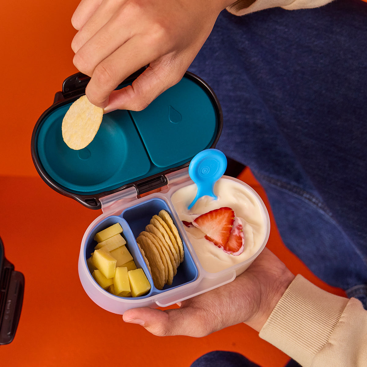 b.box silicone bento buddy - snack - ocean