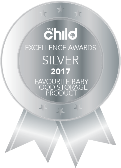 Sinchies child excellence silver award 2017 favourite baby food storage product