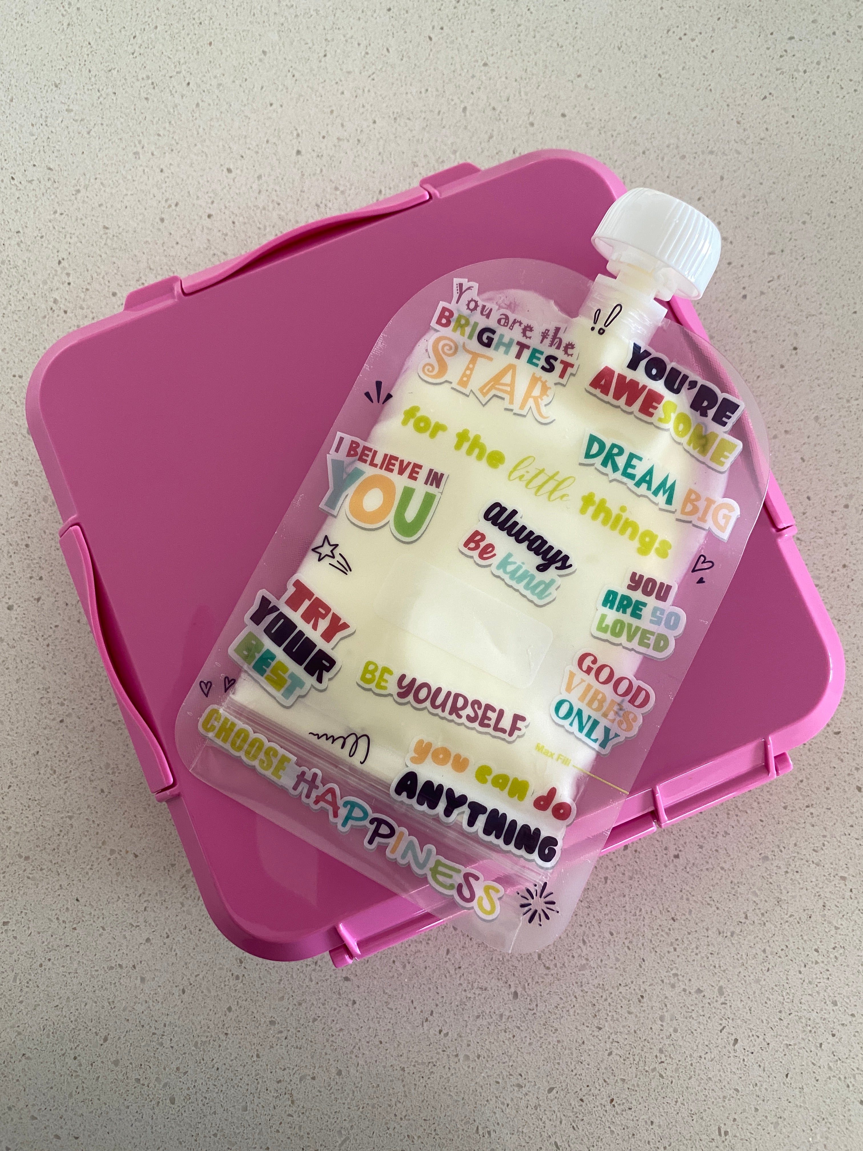 lunchbox love reusable food pouch