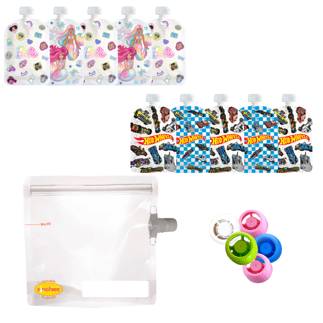 Sinchies Barbie/Hot Wheels / Ten