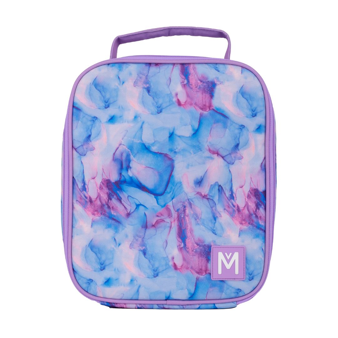 Purple pink and blue tie dye lunch bag MontiiCo
