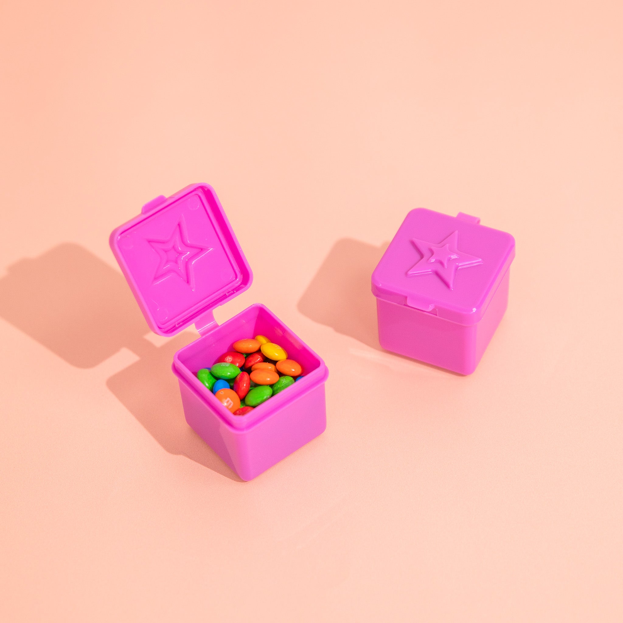 Fuchsia pink surprise dip box