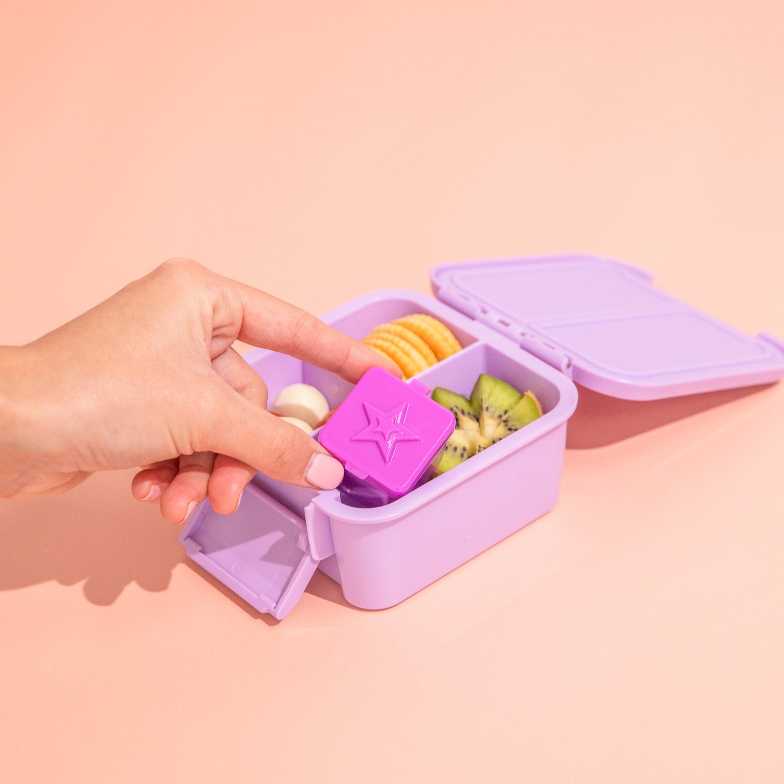 Fuchsia pink surprise dip box