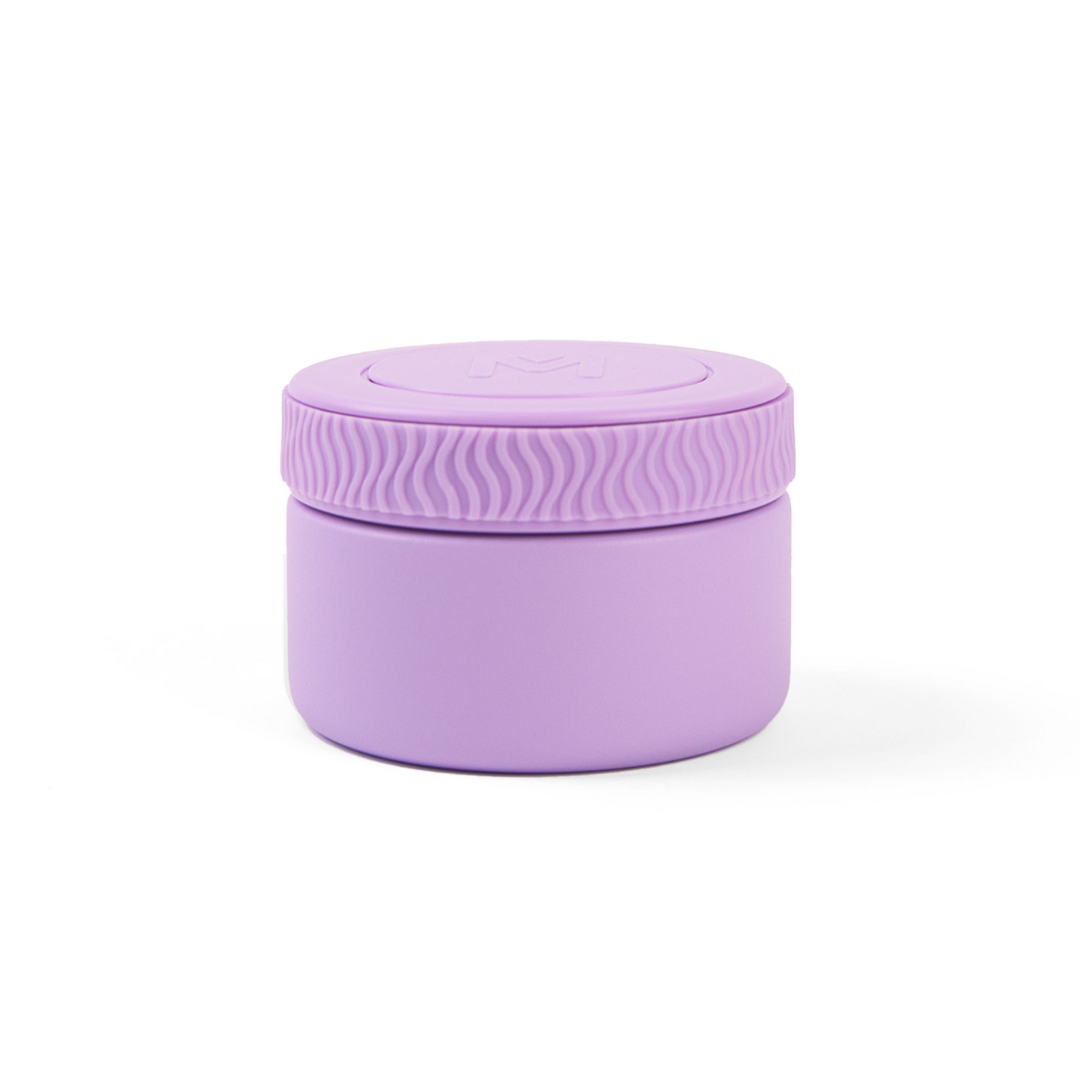 lilac purple mini insulated food jar