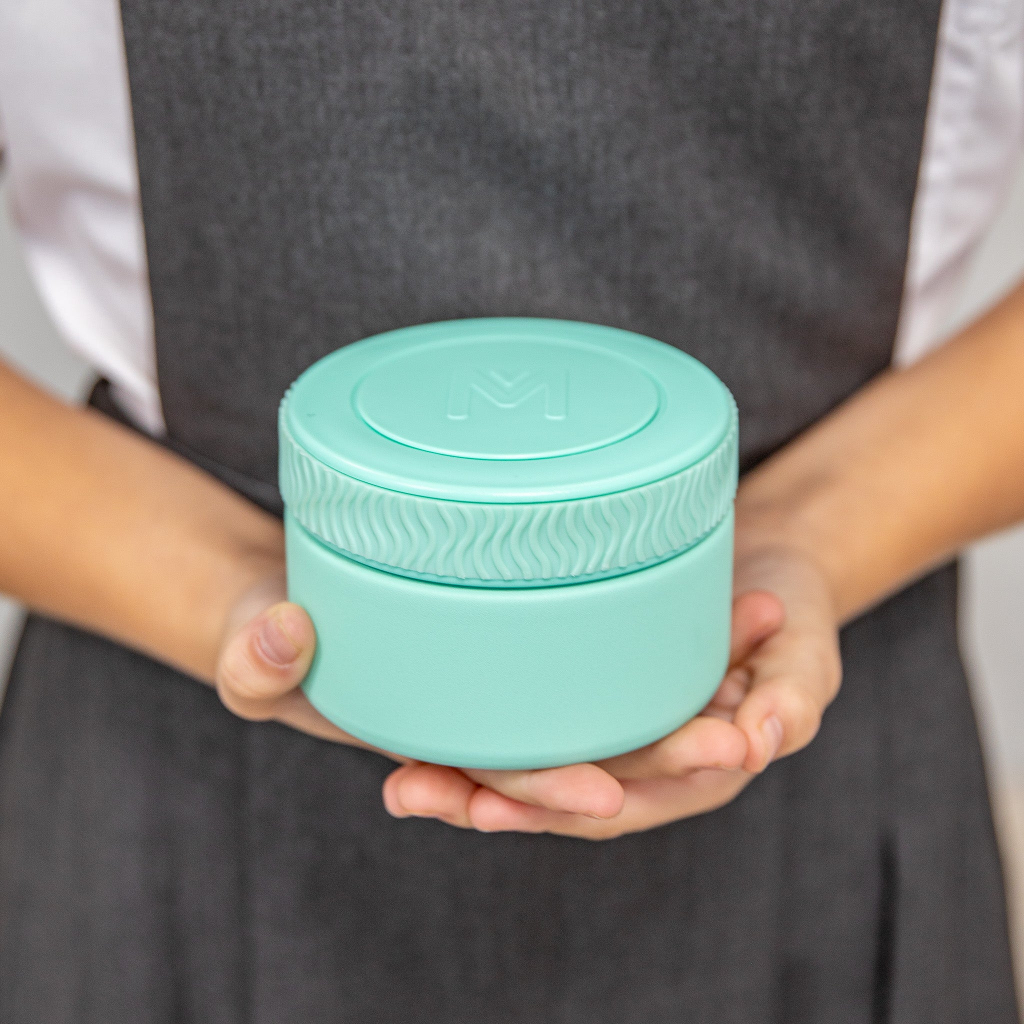 marine green mini insulated food jar