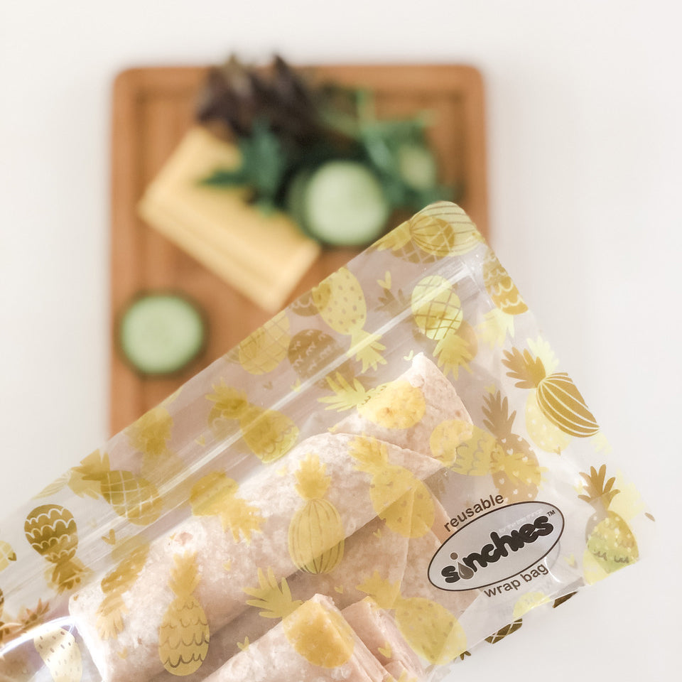 Sinchies Reusable Wrap Bags Pineapples
