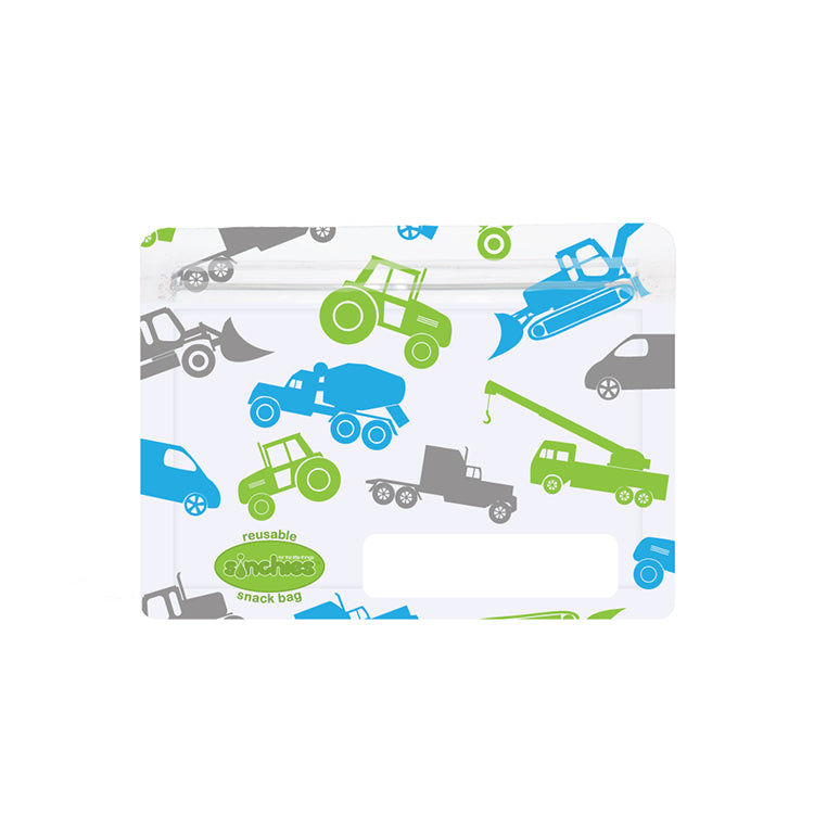 Sinchies Reusable Snack Bags - Trucks