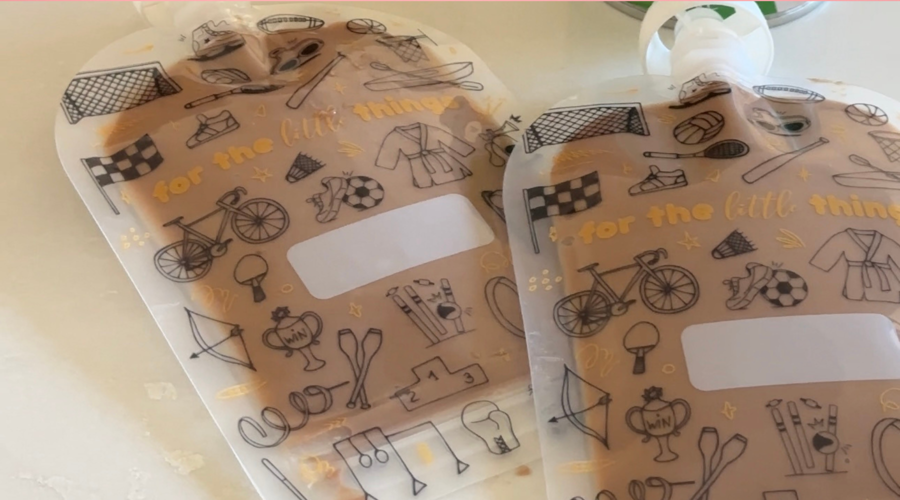 Milo custard Sinchies pouch