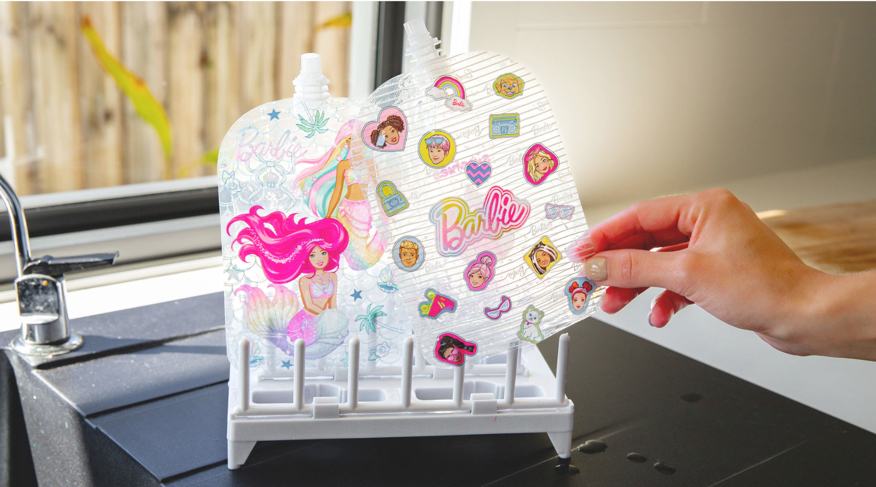 Sinch Station filling drying rack for pouches AMAZON