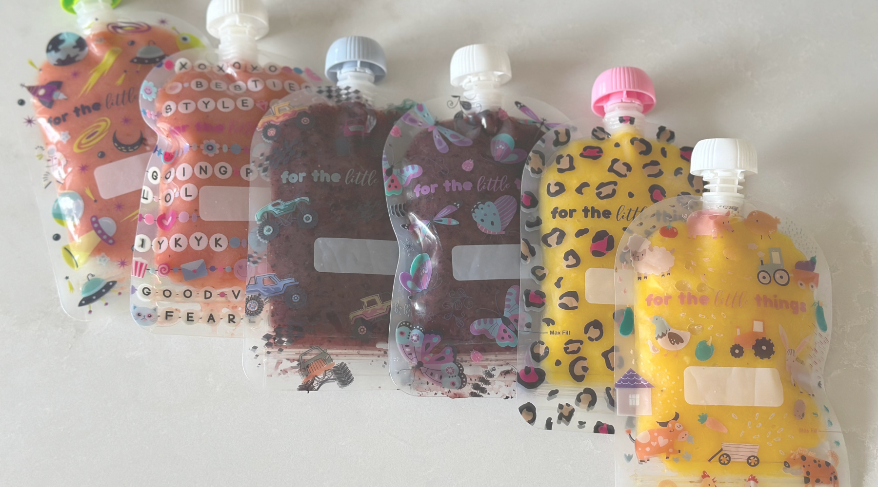 Reusable food pouches not just for babies