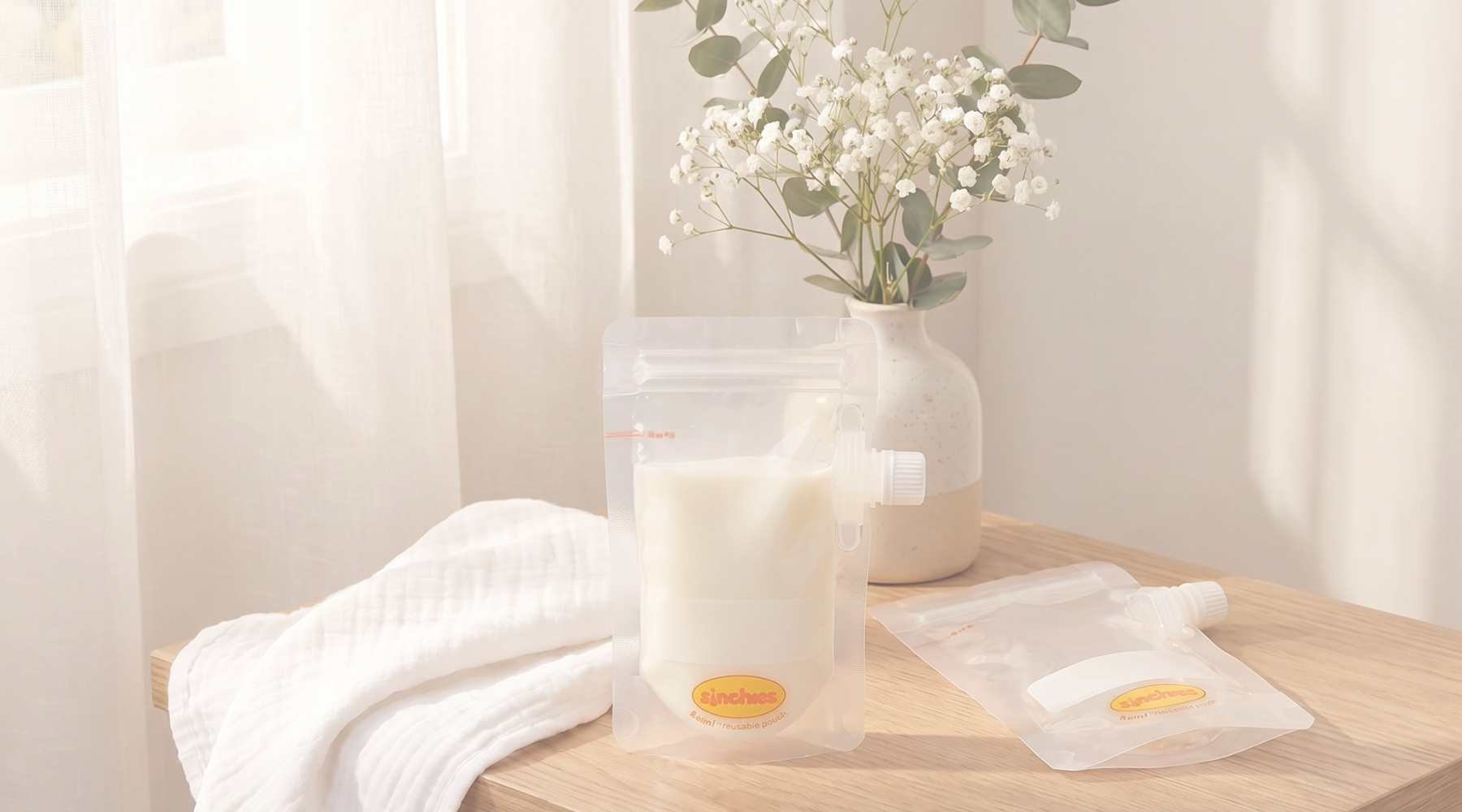 reusable breast milk storage