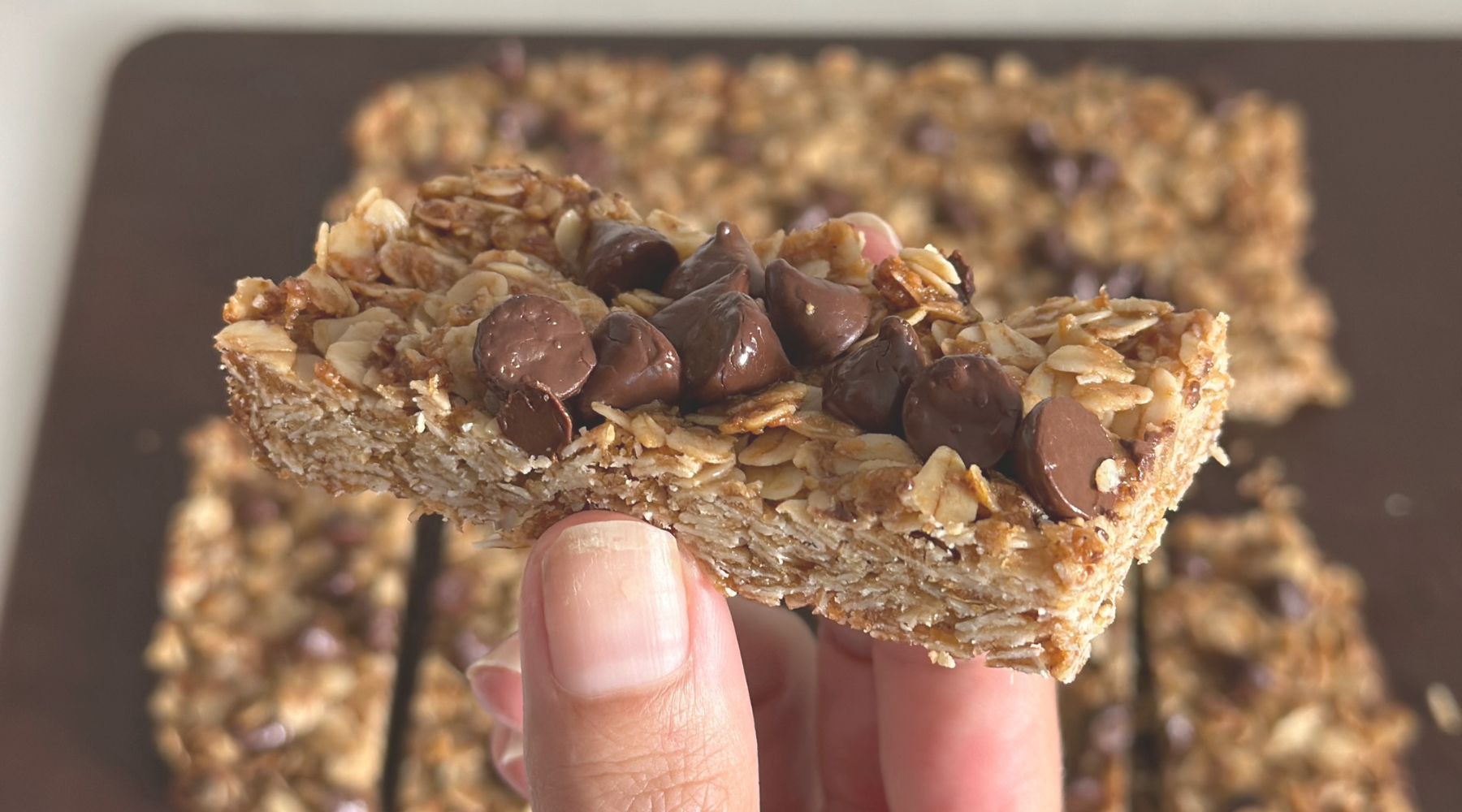 homemade crunchy granola bar