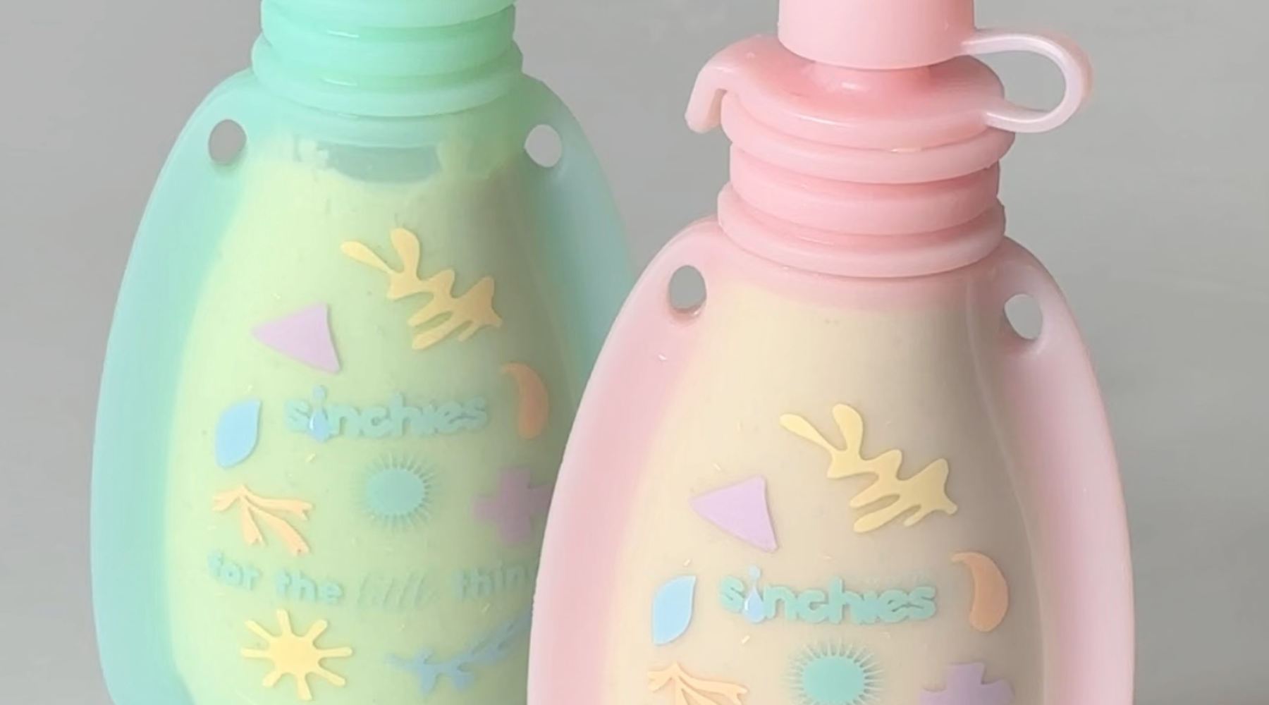 Sinchies reusable baby food pouches