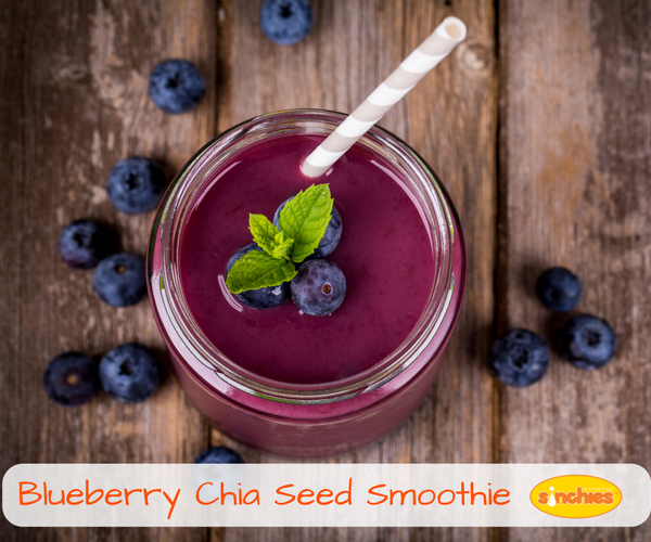 Blueberry Chia Seed Smoothie