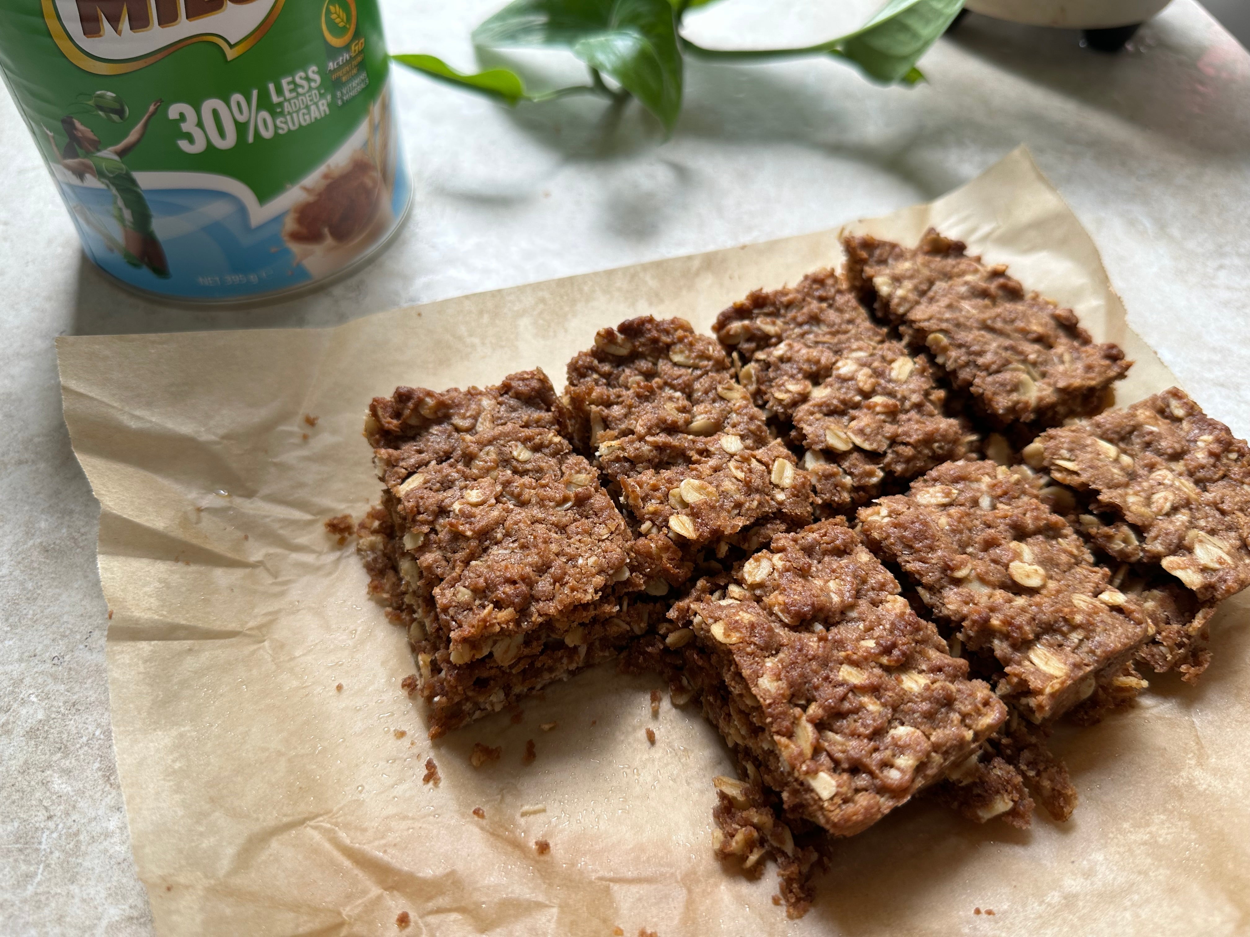 Milo Oat Slice Recipe | Perfect Lunch Box Treat – Sinchies