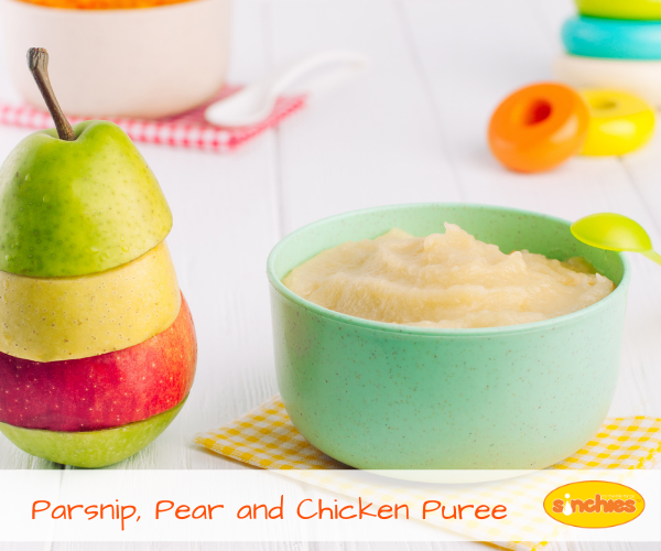 Parsnip Pear Chicken Puree