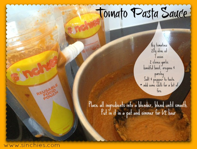 Tomato Pasta Sauce Recipe - Sinchies