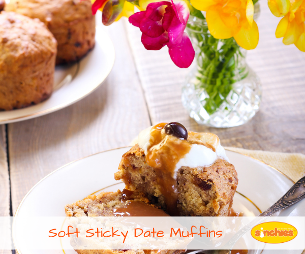 Soft Sticky Date Muffins Recipe