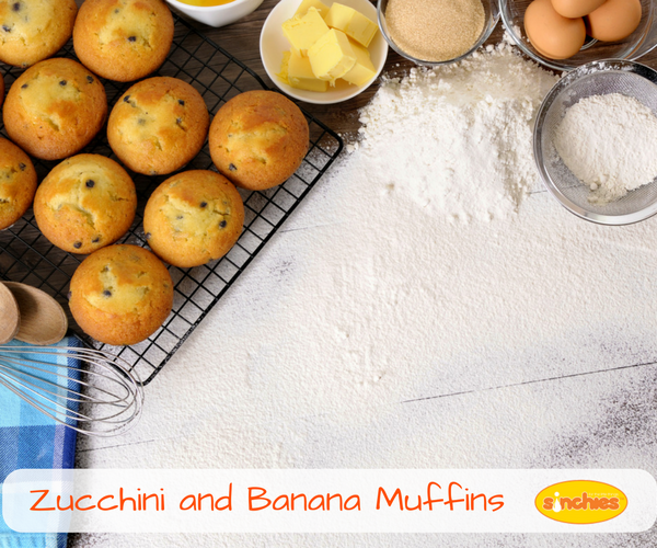 Zucchini and Banana Muffins Recipes