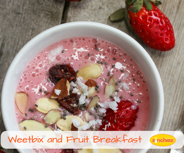 Weetbix and Fruit Breakfast Recipe