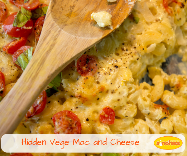 hidden Veggie mac and cheese