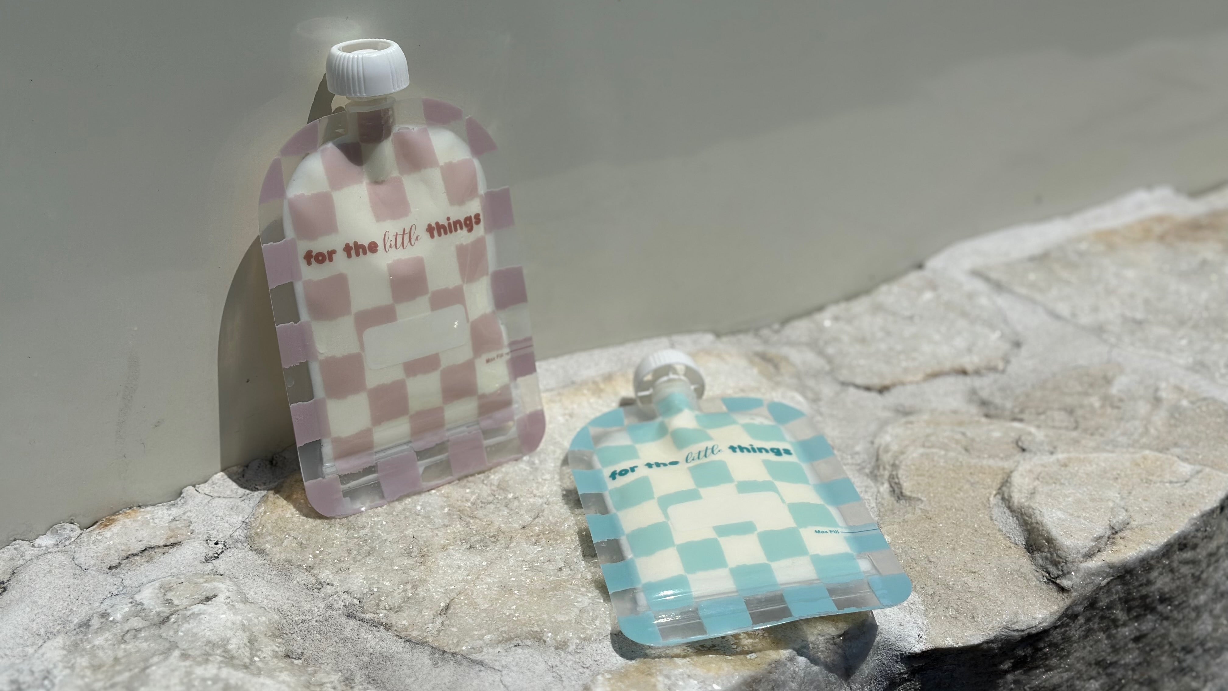 Checkmate reusable food pouches by Sinchies