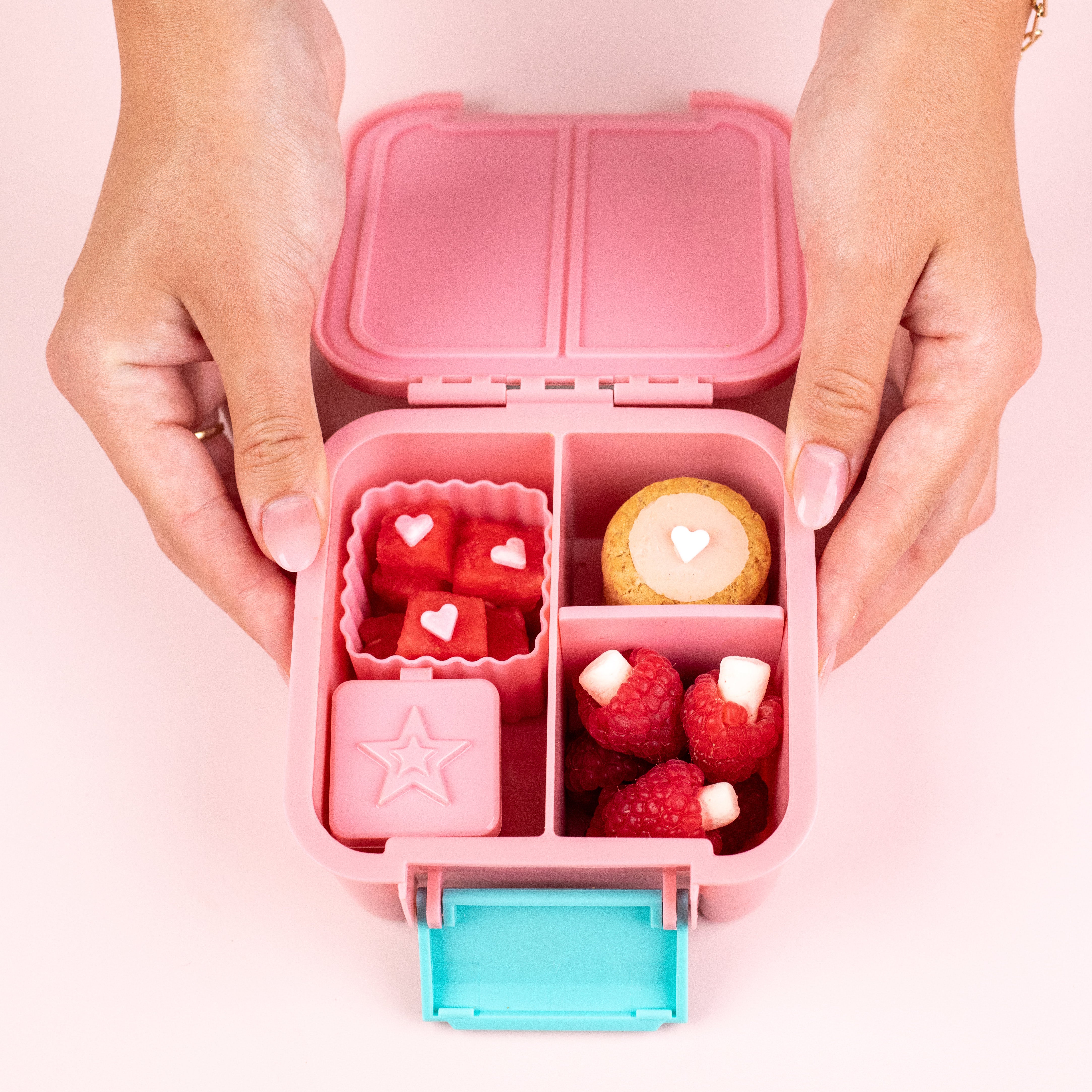 pink bento surprise cups