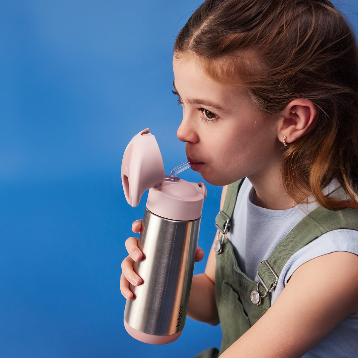 Blush pink insulated bbox drink bottle