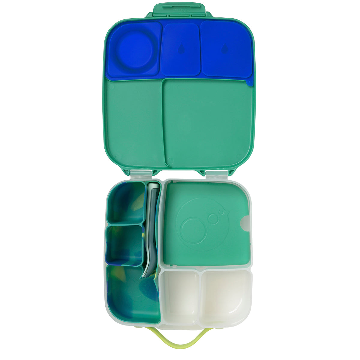 b.box silicone bento tray - lunch - electric jungle