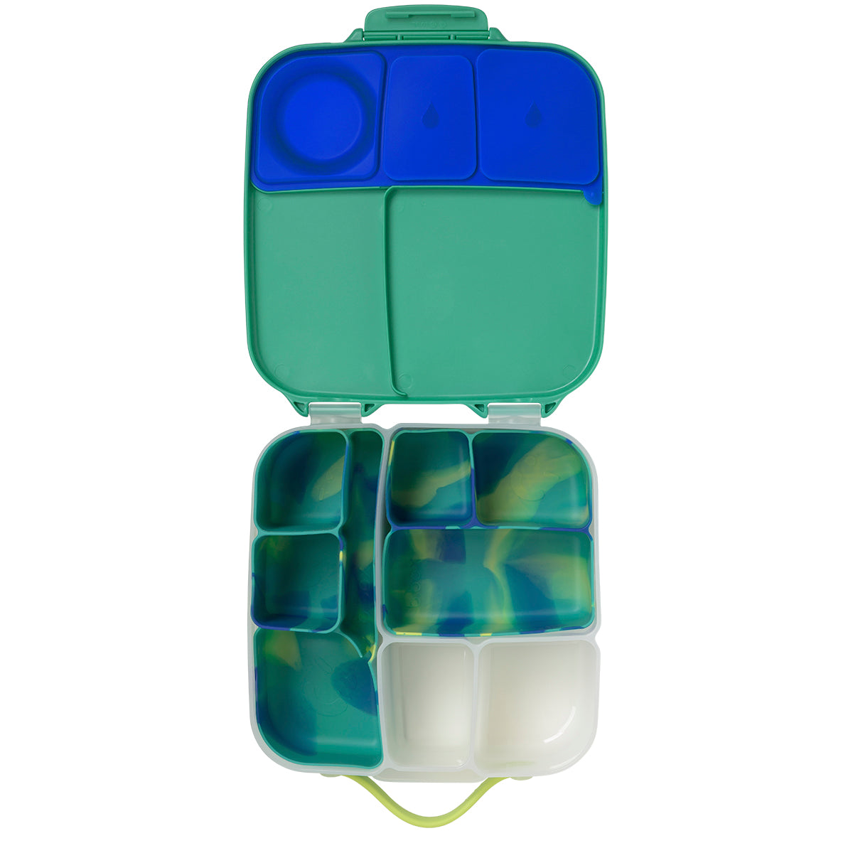 b.box silicone bento tray - lunch - electric jungle