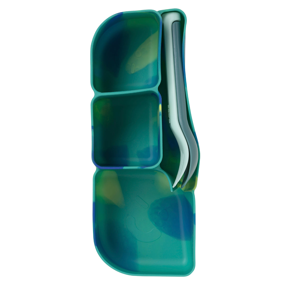 b.box silicone bento tray - lunch - electric jungle
