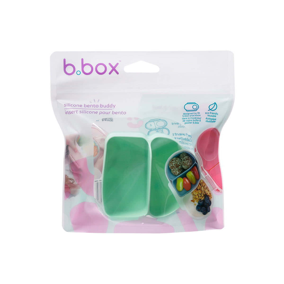 b.box silicone bento buddy - snack - forest