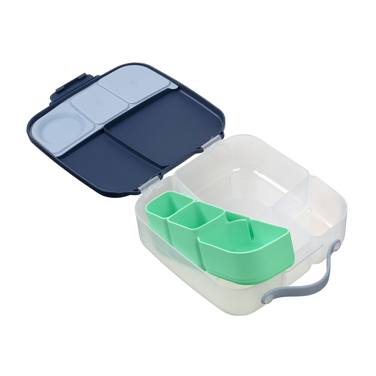 b.box silicone bento tray - lunch - forest