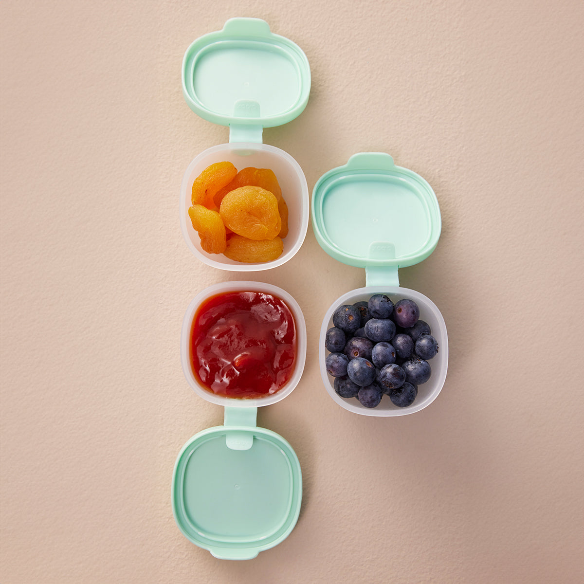 b.box Silicone Snack Tubs - forest