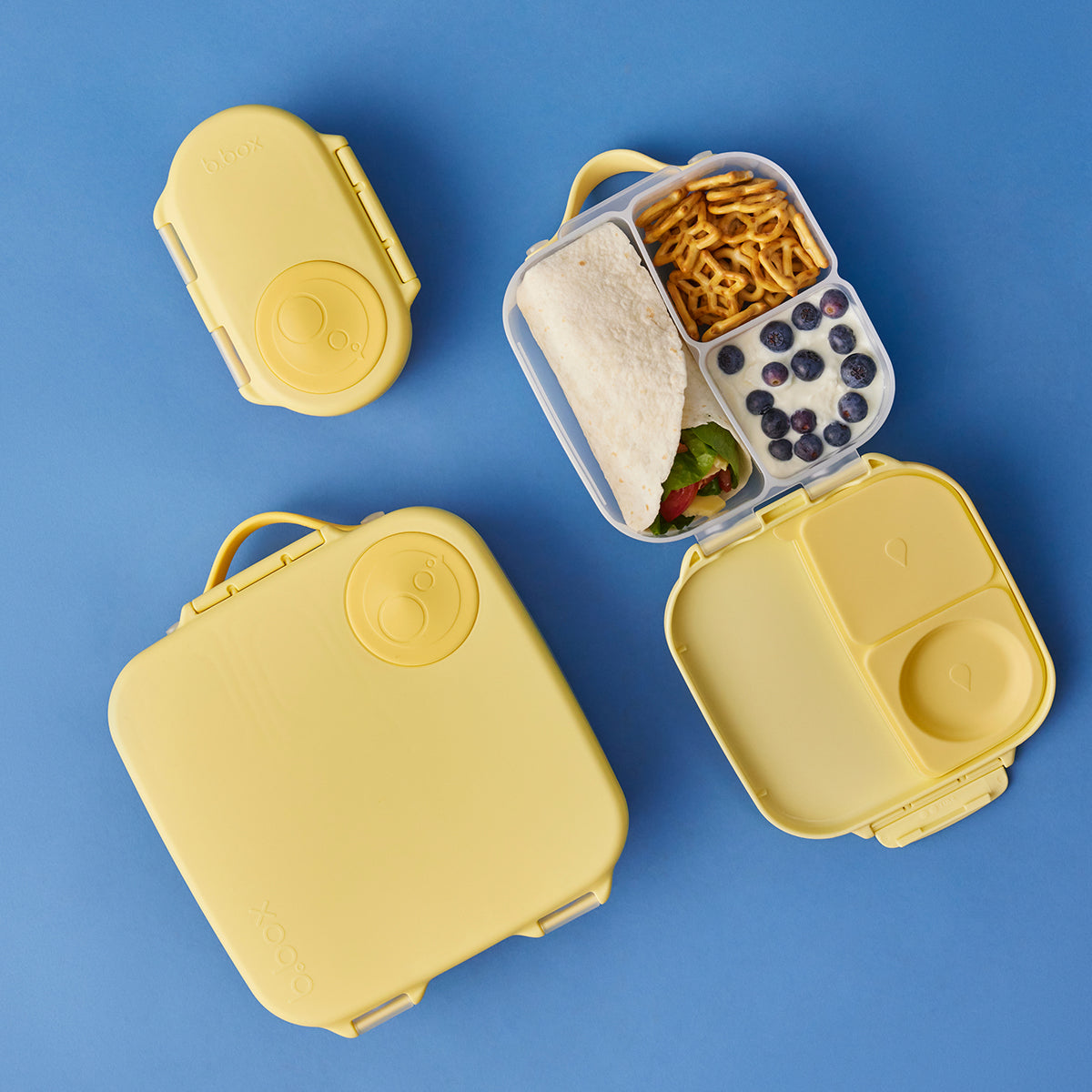 Lemon twist pale yellow mini bbox lunchbox