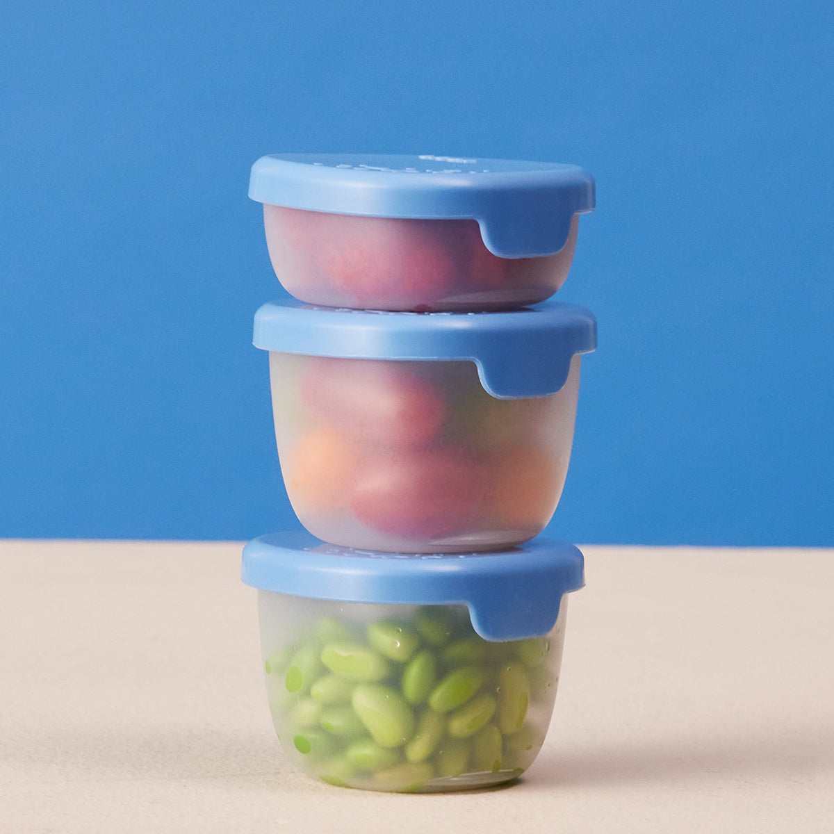 b.box Silicone Snack Tubs - ocean