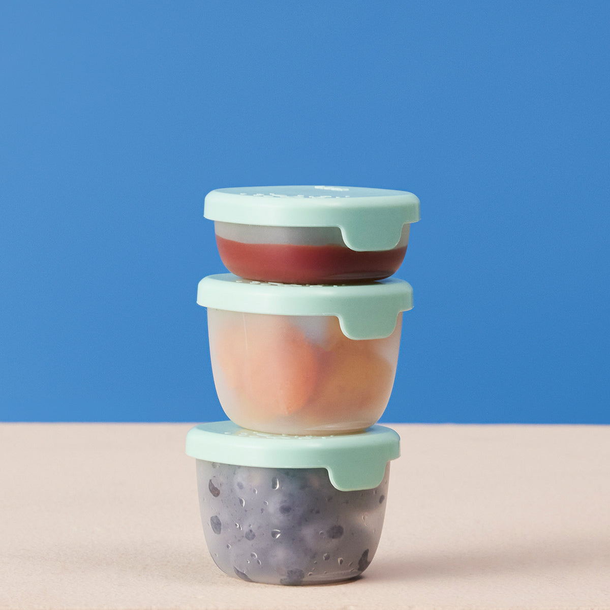 b.box Silicone Snack Tubs - forest