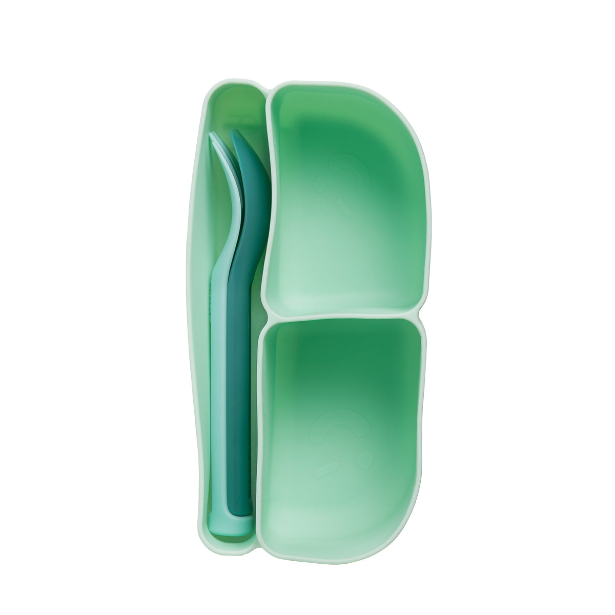 b.box silicone bento tray - mini - forest