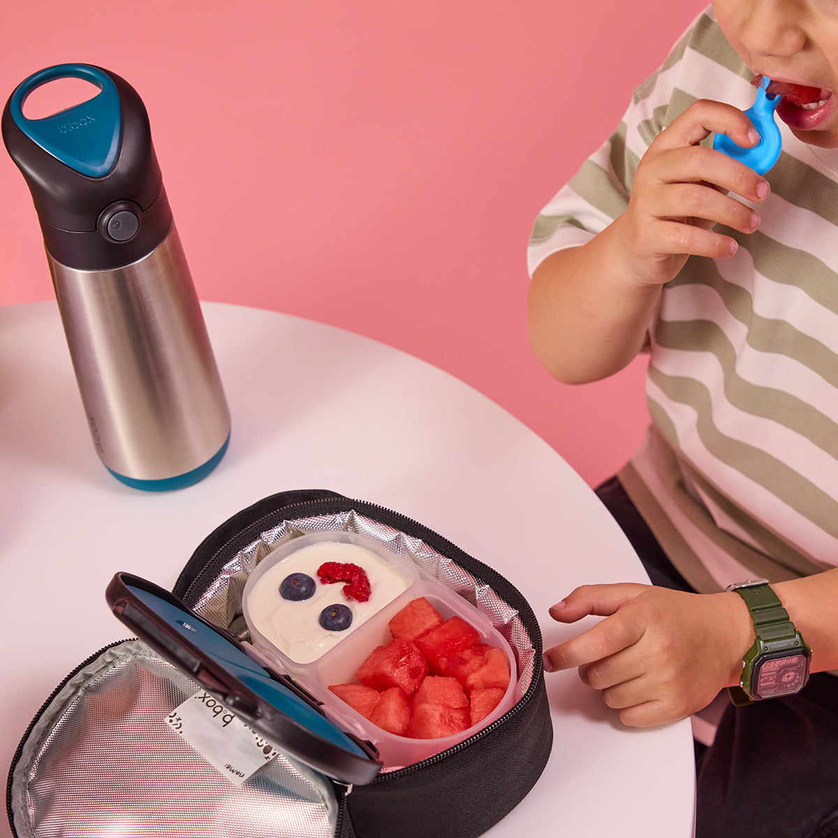 b.box Insulated Drink Bottle - 500ml - night vision