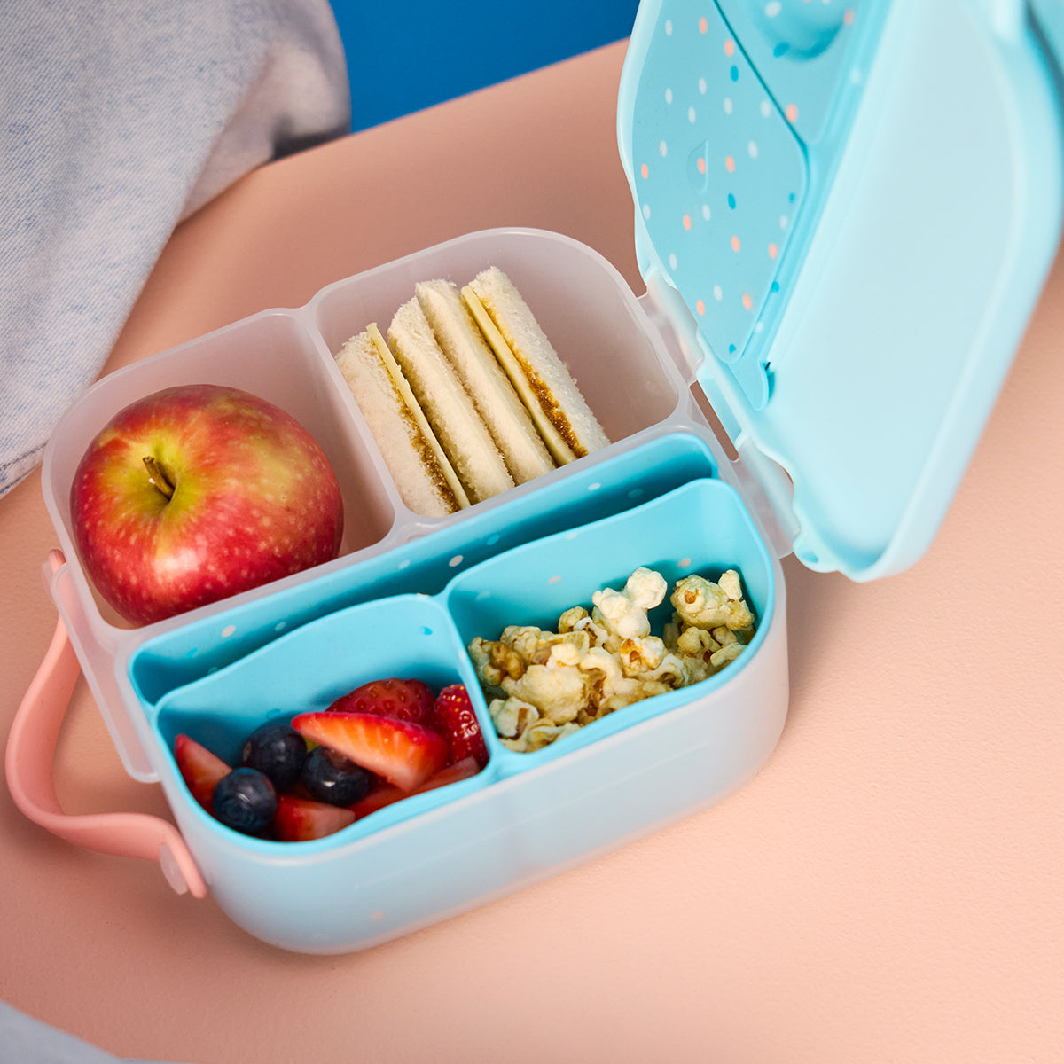 b.box silicone bento tray - mini - confetti