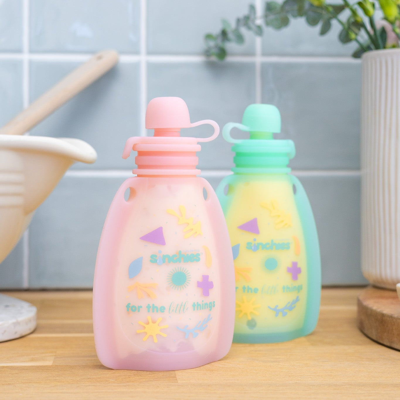 Sinchies silicone squeezy pouches