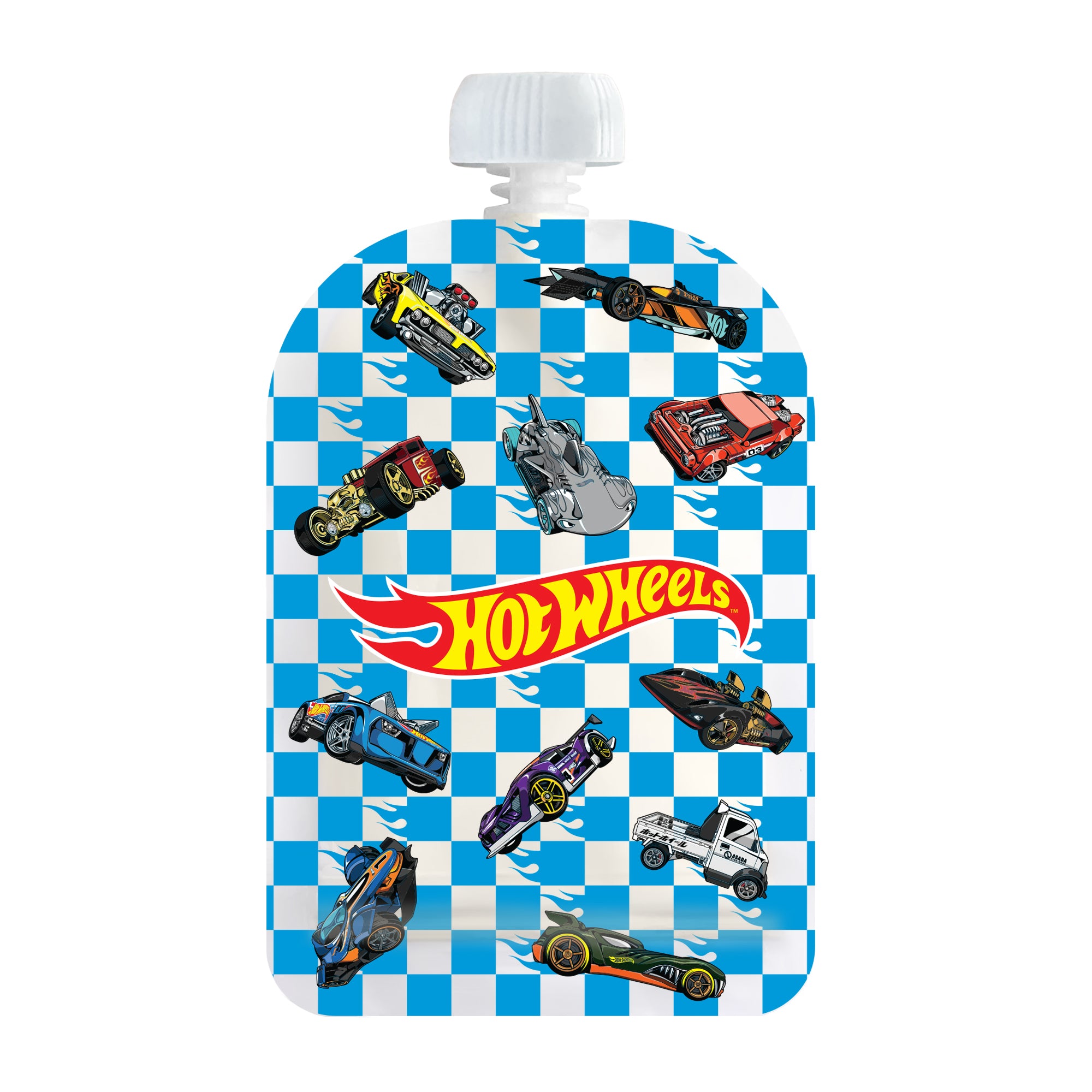 Hot Wheels yoghurt pouch