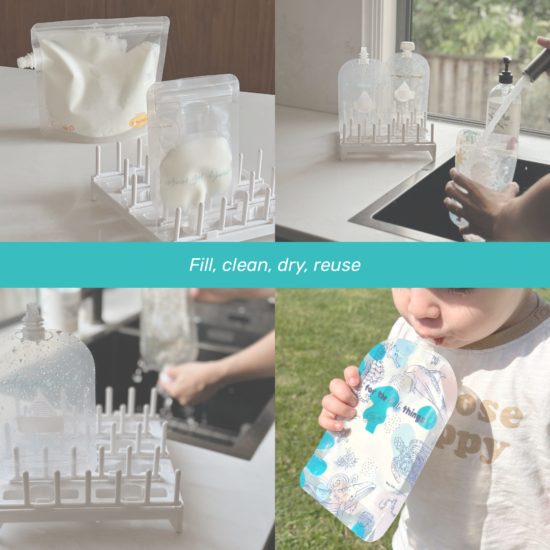 Sinchies 150ml Reusable Food Pouches - Under the Sea